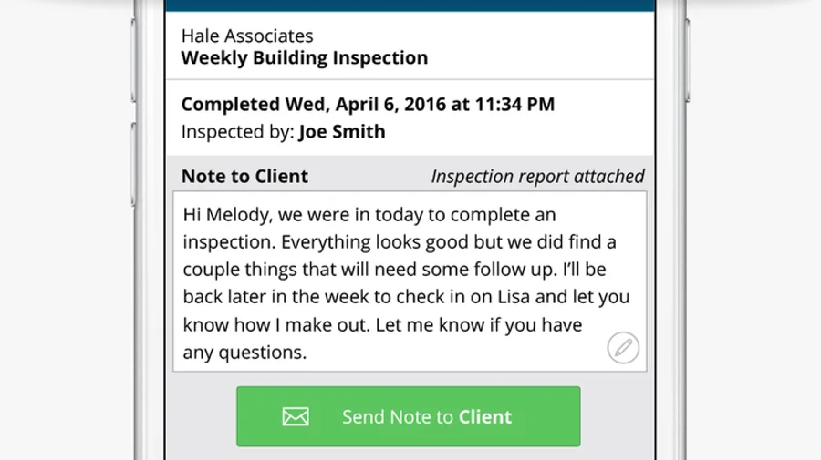 inspection report