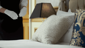 Cleaning Hotel Room