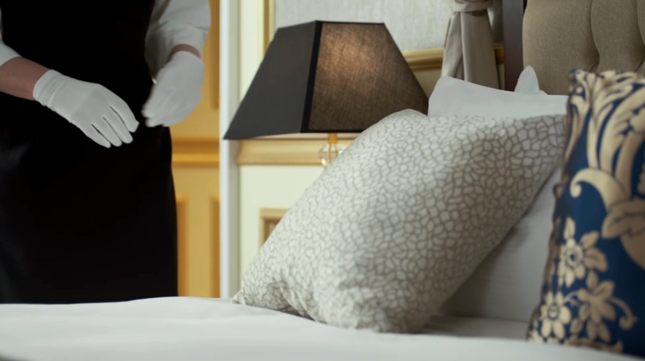 Cleaning Hotel Room